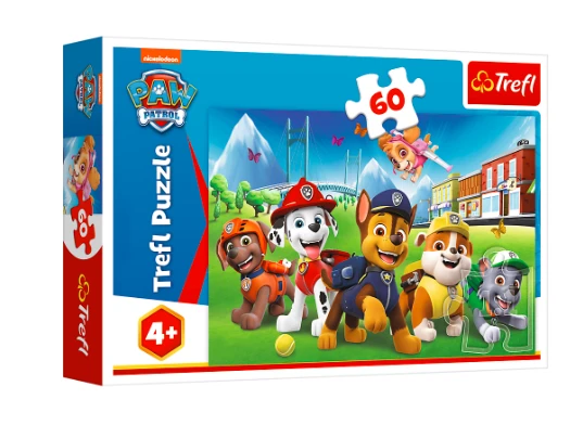 Trefl Dėlionė 60 vnt. - Šunyčiai patruliai (PAW Patrol) aprašymas - Prekės nuotrauka