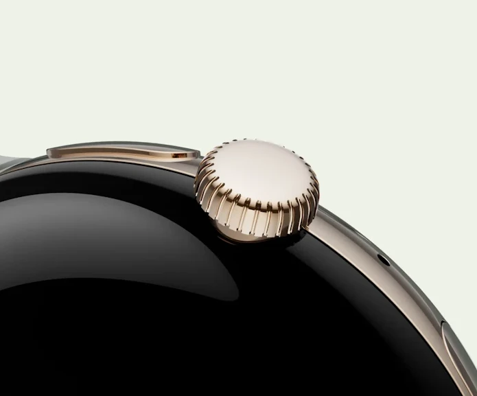 Išmanusis laikrodis Google Pixel Watch WiFi (41mm, 32 GB), Sidabrinės spalvos apvadas su pilkos spalvos silikoniniu dirželiu aprašymas - Prekės nuotrauka