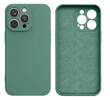 Hurtel silikoninis dėklas skirtas Samsung Galaxy A14 5G / Galaxy A14, žalias aprašymas - Prekės nuotrauka