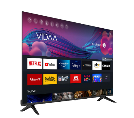 Televizorius Šilelis TV-55 4K UHD Smart VIDAA aprašymas - Prekės nuotrauka