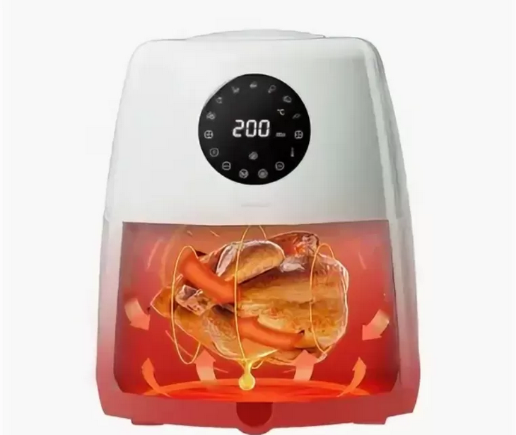 Xiaomi Karšto oro gruzdintuvė Onemoon Air Fryer OA5 3.5L, balta aprašymas - Prekės nuotrauka