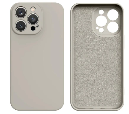Hurtel silikoninis dėklas skirtas Samsung Galaxy A14 5G / Galaxy A14, smėlio spalvos aprašymas - Prekės nuotrauka