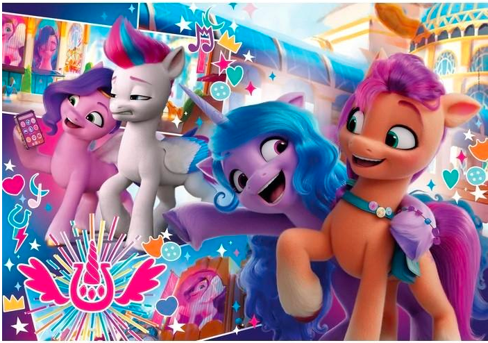 Clementoni Dėlionė 104 vnt. - Mano mažasis ponis (My Little Pony) aprašymas - Prekės nuotrauka