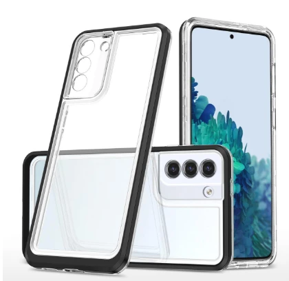 Hurtel Clear dėklas skirtas Samsung Galaxy S23, juodas aprašymas - Prekės nuotrauka