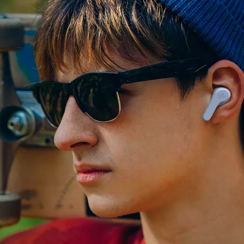 Belaidės Ausinės JBL Wave Beam, Juodos aprašymas - Prekės nuotrauka