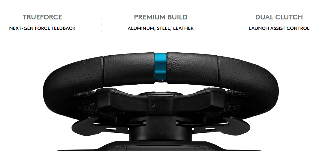Logitech G923 TRUEFORCE simuliacinis lenktynių vairas su pedalais, skirtas PlayStation/PC aprašymas - Prekės nuotrauka