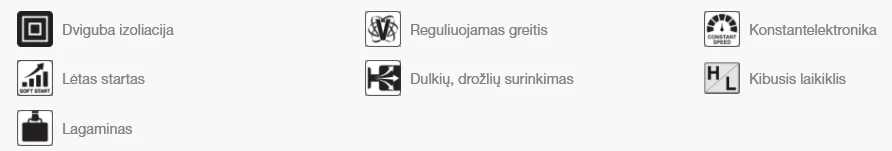 Makita BO6050J Ekscentrinis šlifuoklis, 750 W, 1600-6800 min-1, 5,5 mm, 2,6 kg aprašymas - Prekės nuotrauka