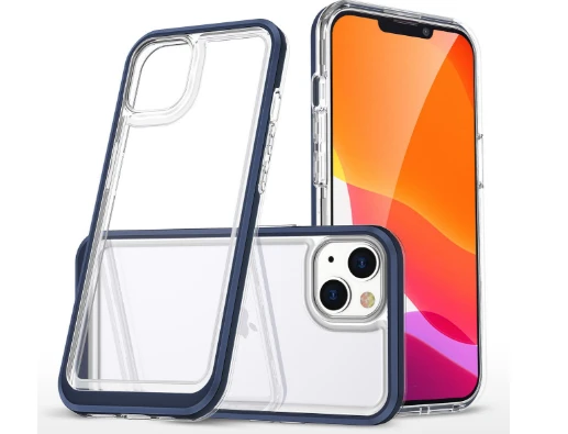 Hurtel Clear dėklas skirtas iPhone 14 Plus, mėlynas aprašymas - Prekės nuotrauka