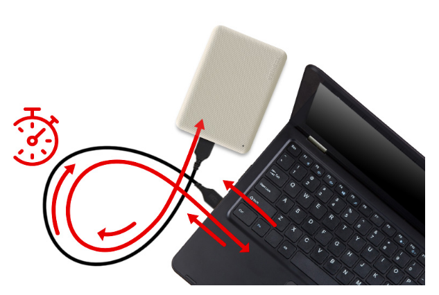 Išorinis kietasis diskas TOSHIBA Canvio Advance, žalias, 2TB aprašymas - Prekės nuotrauka