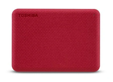 Išorinis kietasis diskas TOSHIBA Canvio Advance, raudonas, 2TB aprašymas - Prekės nuotrauka