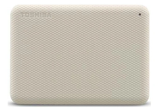 Išorinis kietasis diskas TOSHIBA Canvio Advance, šviesios smėlio spalvos, 2TB aprašymas - Prekės nuotrauka