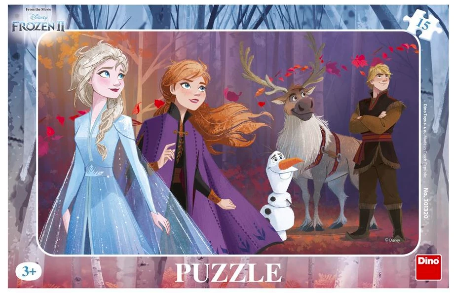 Dino Dėlionė 15 vnt. - Frozen aprašymas - Prekės nuotrauka