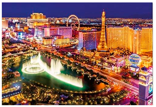 Educa dėlionė 1000 vnt. - Neoninis Las Vegasas aprašymas - Prekės nuotrauka