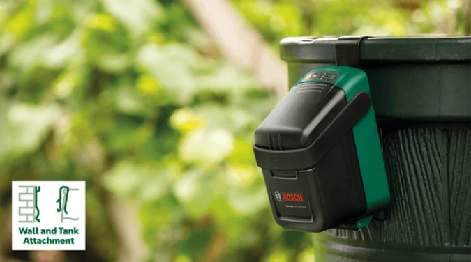 Bosch akumuliatorinis lietaus vandens siurblys GardenPump 18V-2000, 1x2,5Ah aprašymas - Prekės nuotrauka