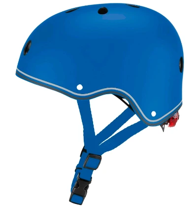 GLOBBER šalmas Primo Lights, XS/S (48-53cm), tamsiai mėlynas aprašymas - Prekės nuotrauka