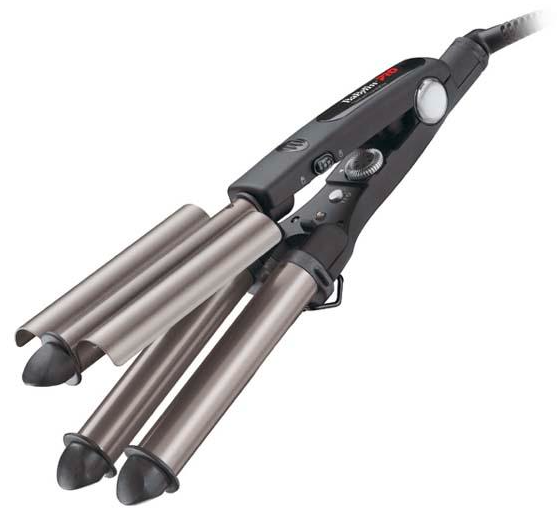 BaByliss Trigubos plaukų formavimo žnyplės BaByliss PRO Triple Waver BAB2269TTE su titano turmalino keramikos technologija aprašymas - Prekės nuotrauka
