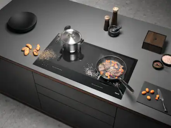 Indukcinė kaitlentė Miele KM 7878-1 FL Diamond juodas aprašymas - Prekės nuotrauka