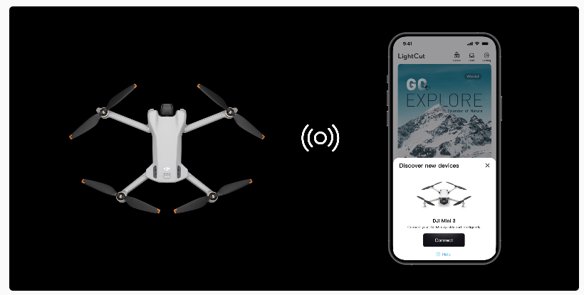 Dronas DJI Mini 3 Fly More Combo su DJI RC valdymo pultu ir papildomais aksesuarais aprašymas - Prekės nuotrauka