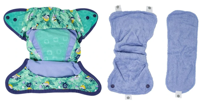 Close Caboo daugkartinės sauskelnės Pop-in AIO Round the Garden 4.5-16 kg, 1 vnt. aprašymas - Prekės nuotrauka