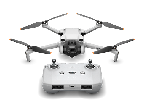 Dronas DJI Mini 3 su DJI RC-N1 valdymo pultu aprašymas - Prekės nuotrauka