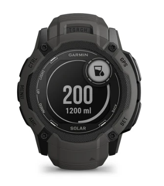 Išmanusis laikrodis Garmin Instinct 2X Solar, Juodos ir baltos spalvų korpusas su baltos spalvos dirželiu aprašymas - Prekės nuotrauka