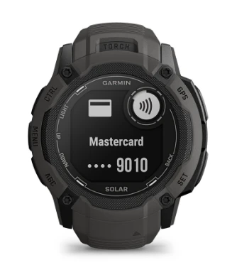 Išmanusis laikrodis Garmin Instinct 2X Solar, Juodos ir baltos spalvų korpusas su baltos spalvos dirželiu aprašymas - Prekės nuotrauka