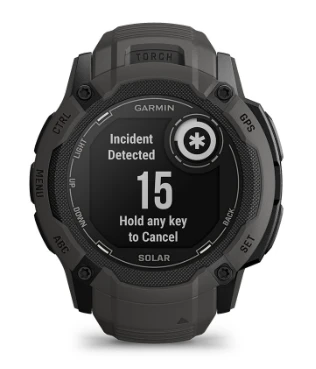 Išmanusis laikrodis Garmin Instinct 2X Solar, Juodos ir baltos spalvų korpusas su baltos spalvos dirželiu aprašymas - Prekės nuotrauka