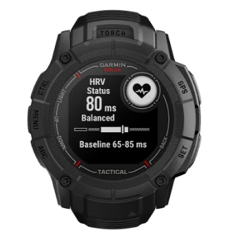 Išmanusis laikrodis Garmin Instinct® 2x Solar – Tactical Edition, Šviesiai rudos spalvos aprašymas - Prekės nuotrauka