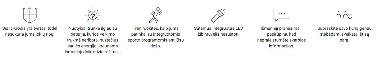 Išmanusis laikrodis Garmin Instinct 2X Solar, Juodos ir baltos spalvų korpusas su baltos spalvos dirželiu aprašymas - Prekės nuotrauka