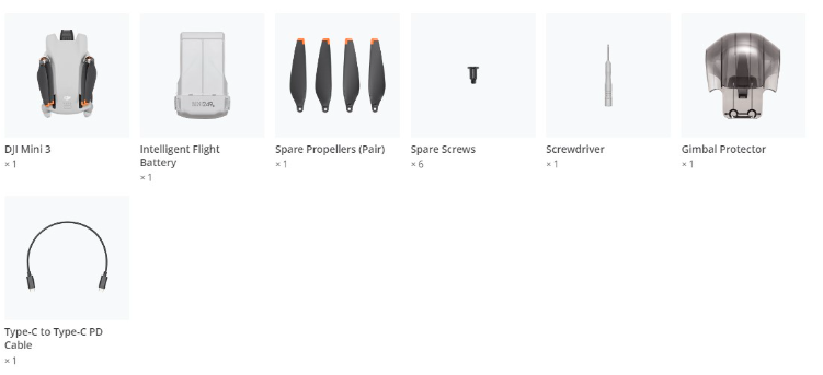 Dronas DJI Mini 3 (tik dronas, be pulto) aprašymas - Prekės nuotrauka Dronas DJI Mini 3 (tik dronas, be pulto) aprašymas - Prekės nuotrauka
