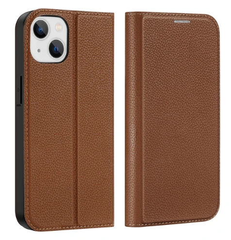 Dux Ducis Skin X2 dėklas skirtas Apple iPhone 14 Plus, rudas aprašymas - Prekės nuotrauka