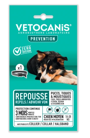 Vetocanis atbaidantis antkaklis šunims (10-20kg) aprašymas - Prekės nuotrauka
