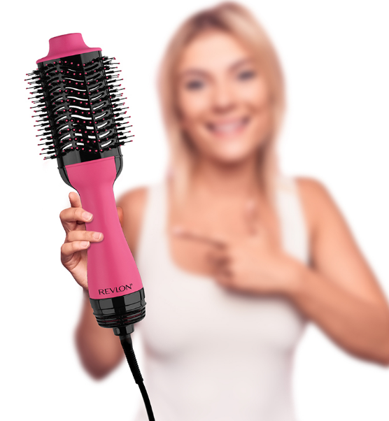 Plaukų formavimo šukos Revlon RVDR5222E Juoda, rožinė aprašymas - Prekės nuotrauka