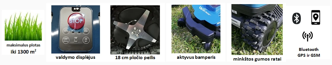 Vejos robotas Wiper Premium I130 S aprašymas - Prekės nuotrauka