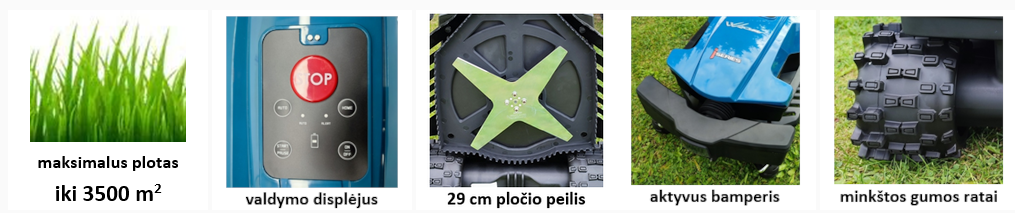 Vejos robotas Wiper Premium I350 S aprašymas - Prekės nuotrauka