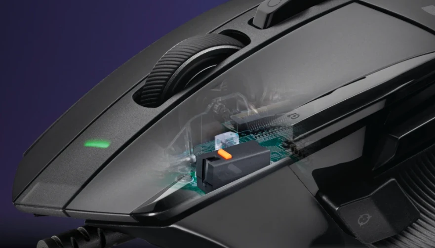 Žaidimų pelė su laidu Logitech G502 X, Juodos spalvos aprašymas - Prekės nuotrauka