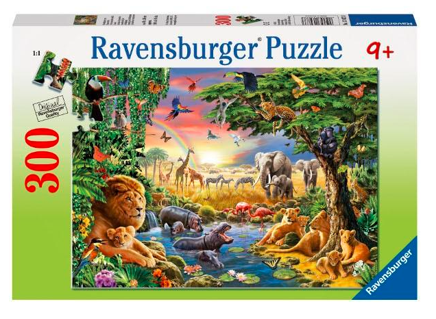 Ravensburger Dėlionė 300 vnt. - Vakaras prie vandens telkinio aprašymas - Prekės nuotrauka