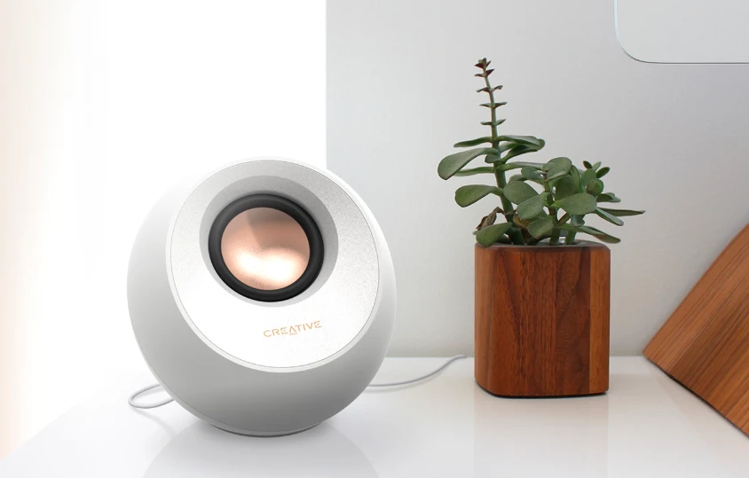 Kompiuterio kolonėlės Creative Labs Pebble V3, Juodos spalvos aprašymas - Prekės nuotrauka