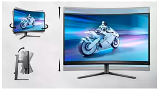 Žaidimų monitorius Philips Momentum 32M1C5200W/00, 31.5 Žaidimų monitorius Philips Momentum 32M1C5200W/00, 31.5