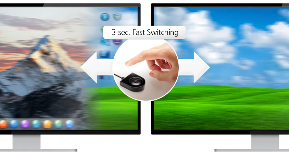 Aten 2 prievadų USB-C 4K DisplayPort KVM jungiklis aprašymas - Prekės nuotrauka