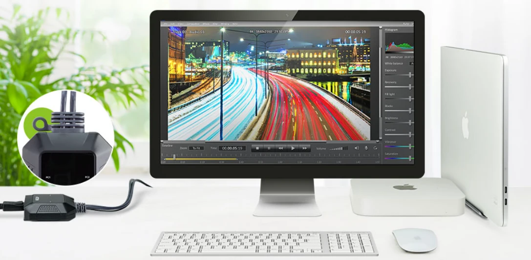 Aten 2 prievadų USB-C 4K DisplayPort KVM jungiklis aprašymas - Prekės nuotrauka