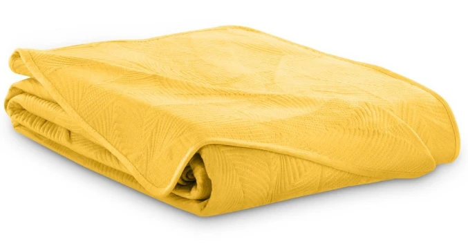 Lovatiesė AmeliaHome PALSHA 240x260 cm, spalva: geltona aprašymas - Prekės nuotrauka