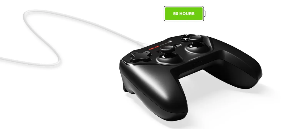 SteelSeries Nimbus+ žaidimų pultas, Juodas aprašymas - Prekės nuotrauka