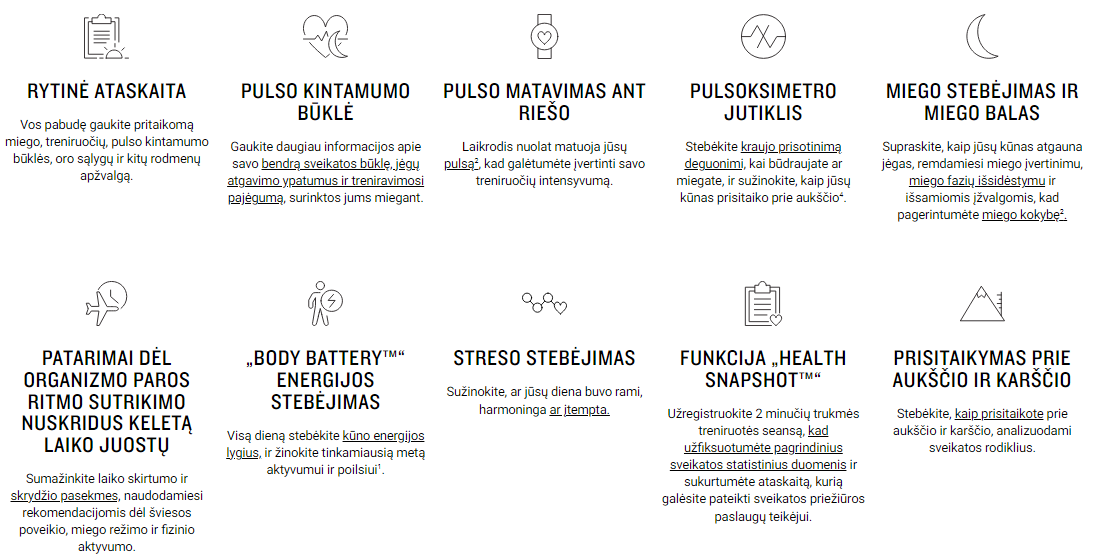 Išmanusis laikrodis Garmin Fenix 7 Pro Solar, Pilkos skalūno spalvos, su juodu dirželiu aprašymas - Prekės nuotrauka