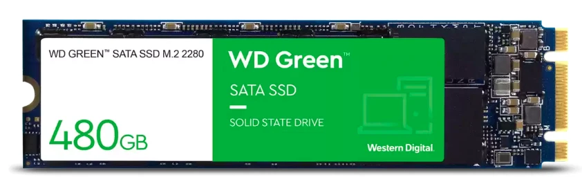 Western Digital Green WDS480G3G0B vidinis kietasis diskas SATA SSD M.2 2280 aprašymas - Prekės nuotrauka