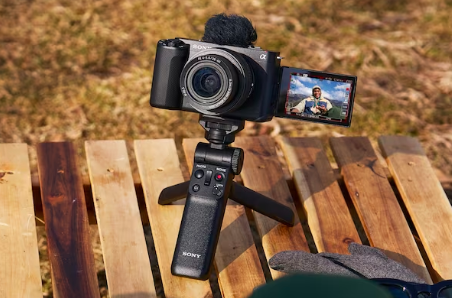 Sony ZV-E1 viso kadro vaizdo tinklaraščių kamera, baltos spalvos aprašymas - Prekės nuotrauka