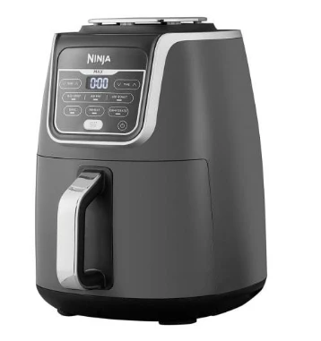 Karšto oro gruzdintuvė Ninja AF160, 1750 W, 5.2 L, pilkos spalvos aprašymas - Prekės nuotrauka