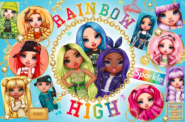 Trefl dėlionė 160 vnt. - Rainbow High lėlės aprašymas - Prekės nuotrauka