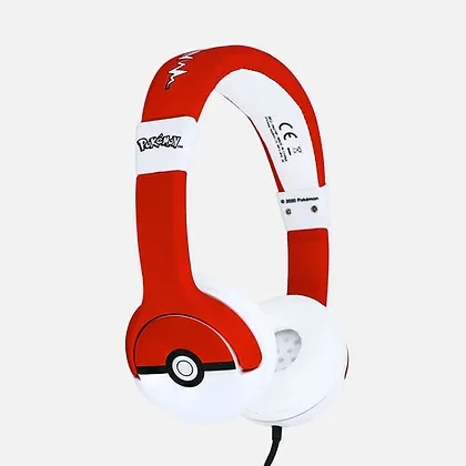 OTL Technologies Pokemon Pokeball ausinės vaikams, su laidu aprašymas - Prekės nuotrauka