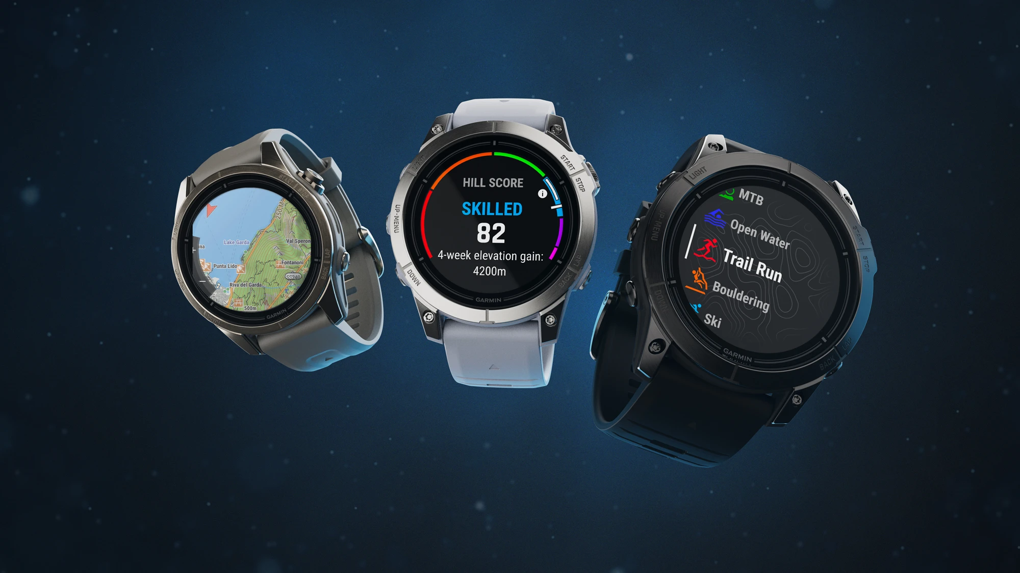 Išmanusis laikrodis Garmin epix™ Pro (Gen 2) – Sapphire Edition, 51 mm, Pilkos anglies spalvos aprašymas - Prekės nuotrauka